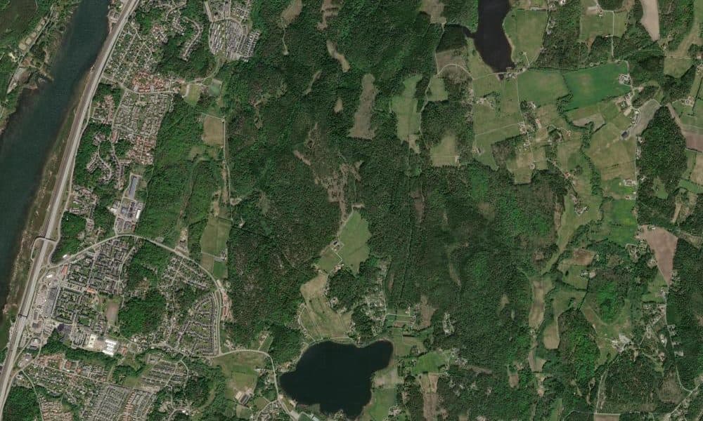 Flygfoto över Ale